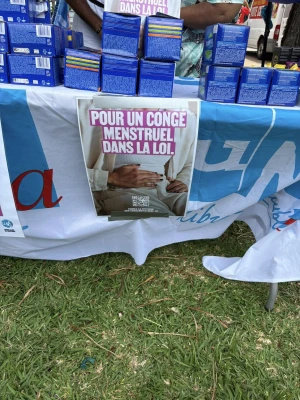 Congé menstruel : action solidaire à La Réunion