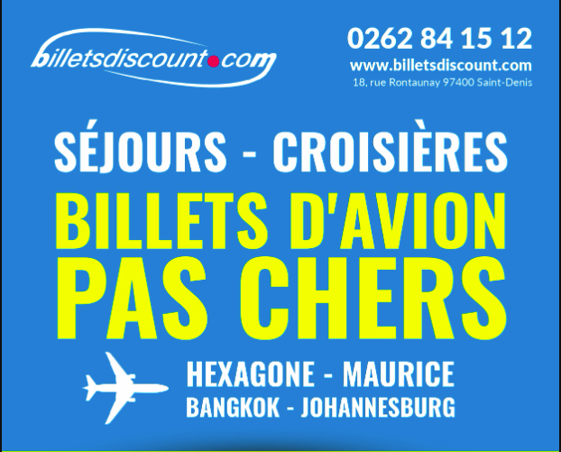 Offre Partenaire Billet Discount : 5 € Offerts Par Billet D’avion !